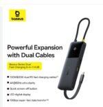 Baseus Dual Fast Charging 6-in-1 HUB Multiport USB-C Adapter with 4K hub –