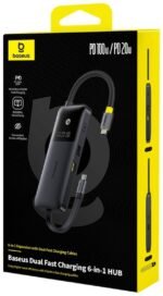 Baseus Dual Fast Charging 6-in-1 HUB