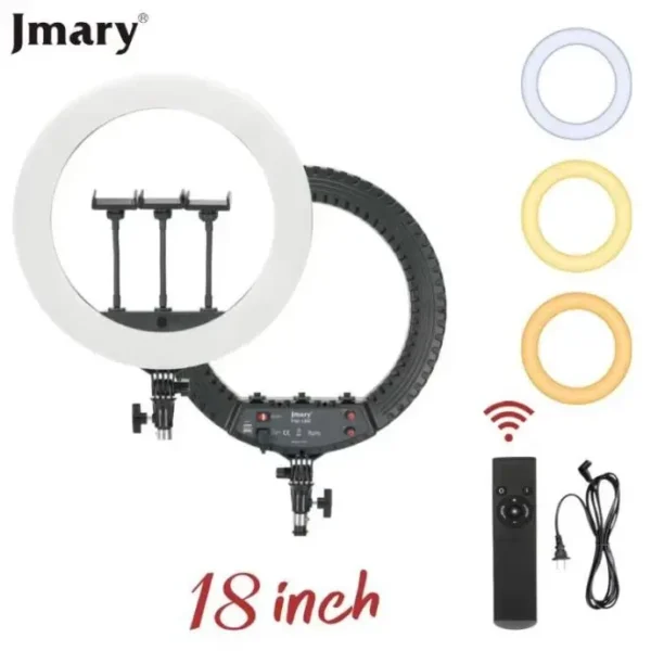 Jmary FM 18R 18-inch Selfie Ring Light