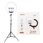 Jmary FM21R 21 inch 52cm Ring Light Dimmable LED Ring Light Premium Quality Professional Video Ring Lamp with Remote For mobile phone Live Vlogging
