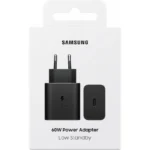 Samsung 60W Super Fast Charging 3.0 Power Adapter for s26 Ultra, Smartphones, Laptops Type-C Fast Charger Low Standby Power