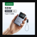 UGREEN PB727 Nexode 55W 10000mAh Power Bank with Built in Cable