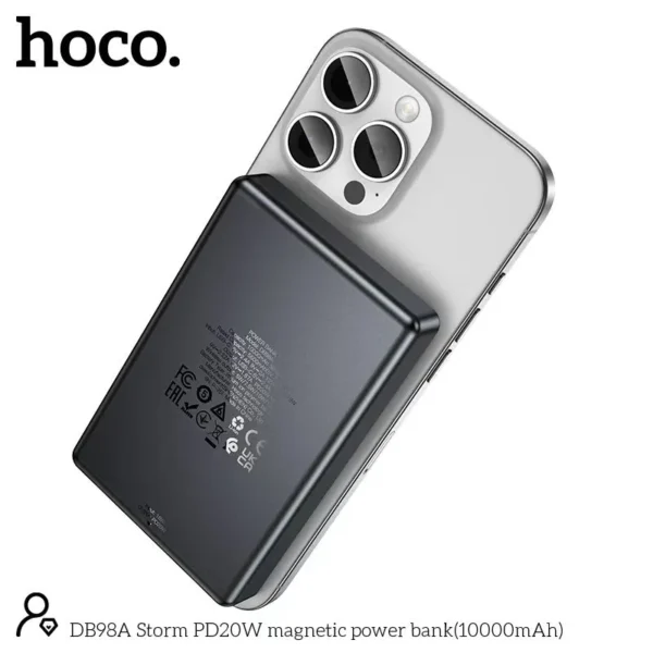 Hoco DB98A Storm PD 20W 10000mAh Slim Magnatic Power Bank
