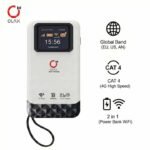 OLAX Gomate M200 10500mAh Battery 2 in 1 Power Bank and 4G LTE WiFi 6 Router